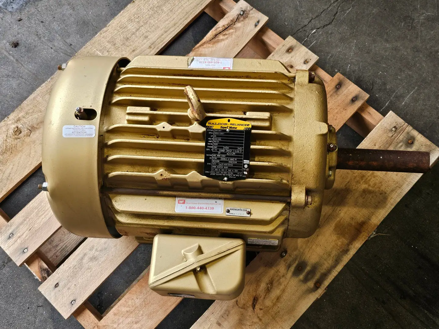 Used BALDOR EM4106T A.C. Motors British Columbia CA | Lenmark #1439919