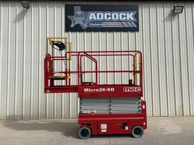New | in-Stock 2026 MEC MICRO 26XD Scissor Lifters Texas US | Adcock Equipment USA #1524591
