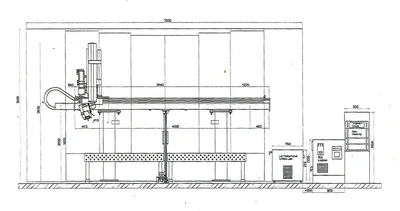 USED STIEFELMAYER LASER HARDENING ROFIN SINAR 4100 MM