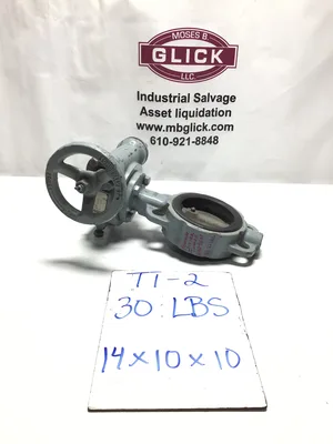 Tomoe 700E-2S-100A 4″ Wafer-Style Butterfly Valve