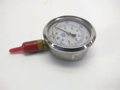 USED EST GROUP RESSURE GAUGE 100 X KPA PSI 0 - 700 BAR