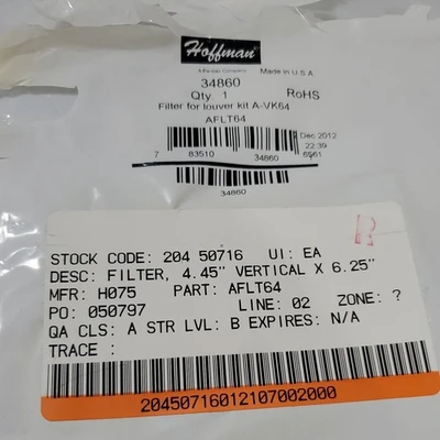 NEW Hoffman AFLT64