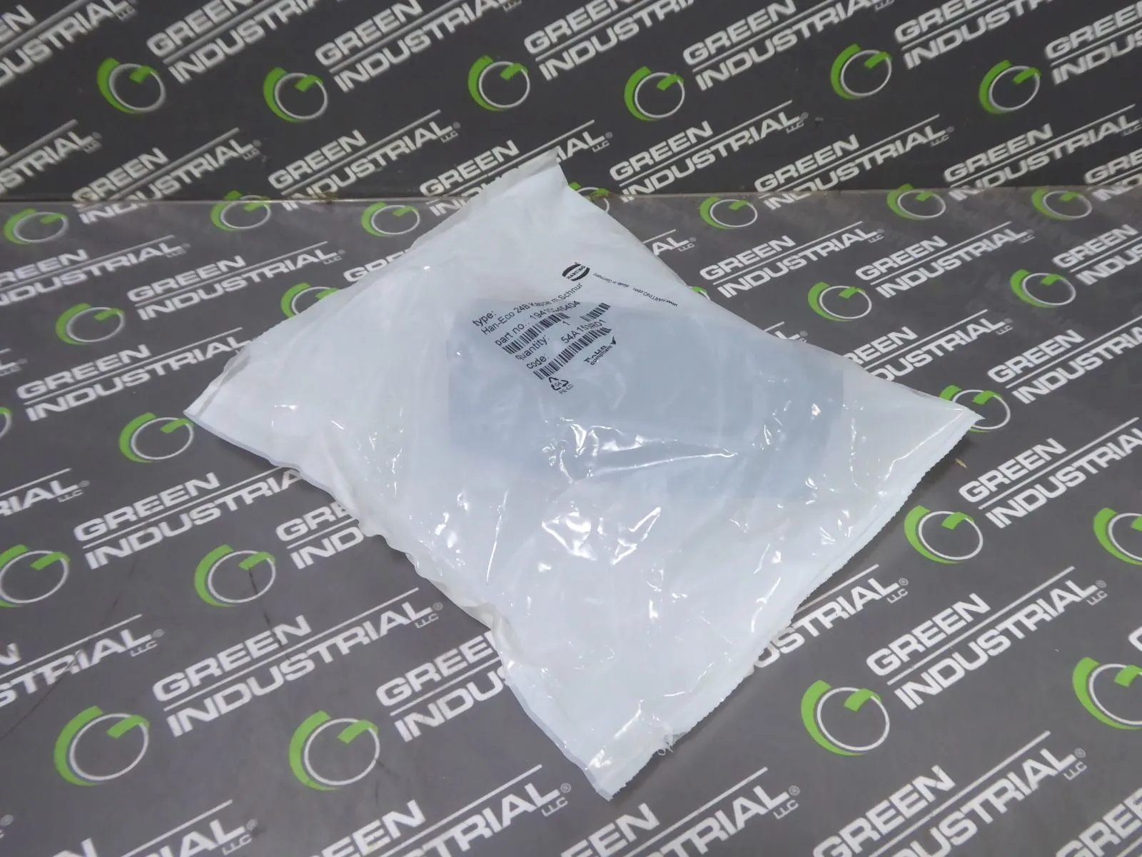 Harting 19410245404 Han-Eco 24B Connector Cover with Retaining Cord New