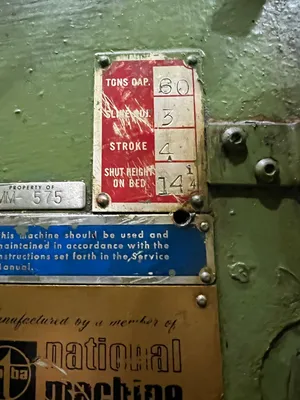 1968 BLISS #C-60 OBI / Gap Frame Press | Universal Press & Machinery (UPM) (9)