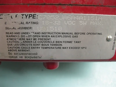 NEW Det-Tronics C7052 JA6A4A11S1A