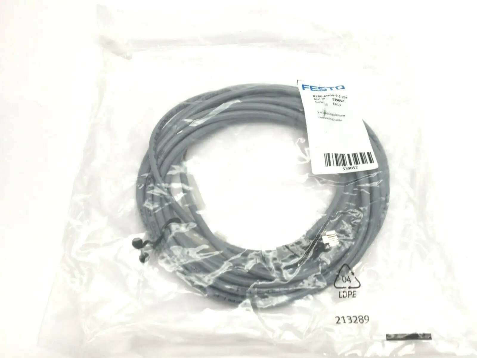 NEBU-M8G4-P-5-LE4 539052 | Festo  Singled Ended M8 Cordset - New