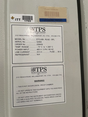 USED 2018 THERMAL PRODUCT SOLUTION BLUE M ETCU09-RLN2-SPL