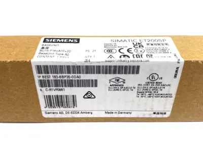 NEW SIEMENS SIMATIC ET 200SP BASE UNIT BU15-P16+A10+2D, TYPE A0