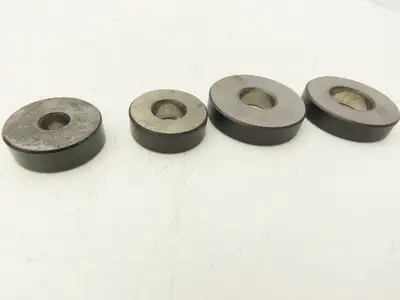 Mitutoyo 177 Holtest Bore Gage Steel Setting Rings .35" .50" .65" .80"  Lot of 4
