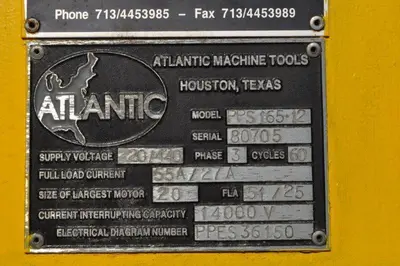 USED 1998 HACO PPS165-12, 165 TON