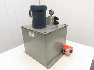 Benz Hydraulics Power Unit 18gal 3.3gpm 3500psi Pump 1.5Hp 460V w/Heater Element