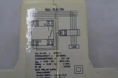 ABB TYPE RGU-RGU/RA Earth Leakage Overload Short Circuit Protection STOCK K-3828