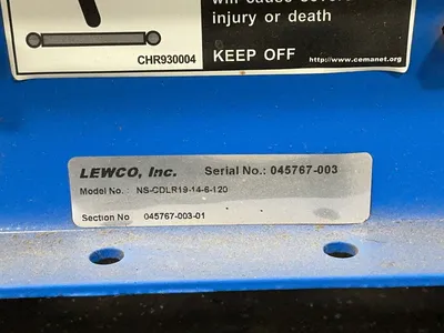 Used LEWCO, INC. NSCDLR19146120 Material Handling (misc) Ohio US | HGR 24 #1261237