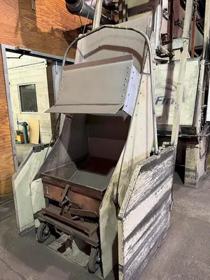 Used METFIN 5 CUBE Tumble Shot Blaster (Tumblast) Pennsylvania US | Shot Blasting Equipment #1556380