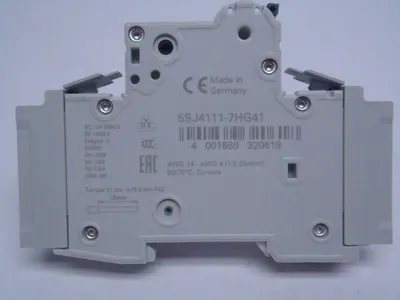 USED SIEMENS MCB UL489 1-POLE 5A C-TRIP TYPE HSJ