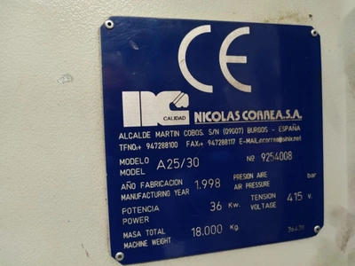 CORREA Bed Type Mill, very good working condition, VIDEO