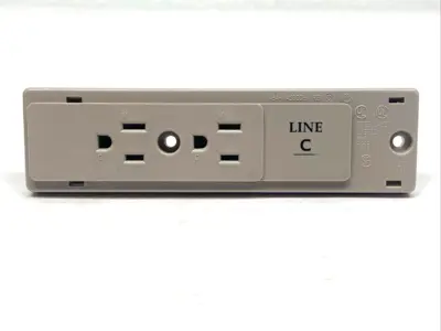 New | in-Stock Steelcase Line-C Duplex Receptacle 15A Electrical Fittings Michigan US | Maverick Industrial Sales #1402041