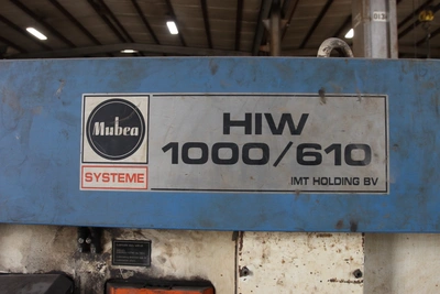 Mubea HIW 1000/610 110 Ton Ironworker (LOCATION: Schertz, TX)