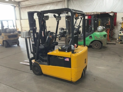 Used CATERPILLAR EP16KT 3-Wheel Sit down Electric Counterbalance Forklifts Michigan US | Miedema Asset Management Group #1760317