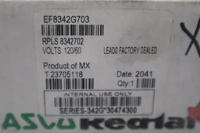 NEW IN BOX ASCO EF8342G703 120V 100-125PSI 3/8" NSMP STOCK G562