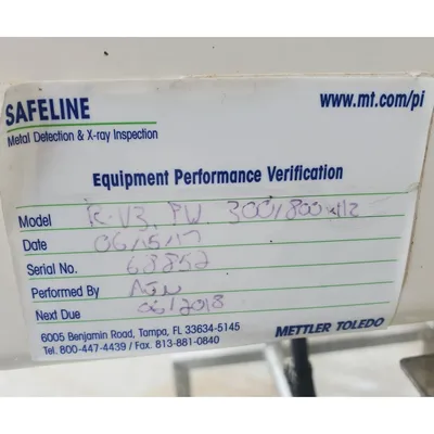 USED METTLER TOLEDO R-V3 PW