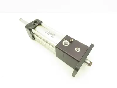 Schrader Bellows P1DL063FC0100N1N6 Air Cylinder 63mm Bore 100mm Stroke Rod Lock