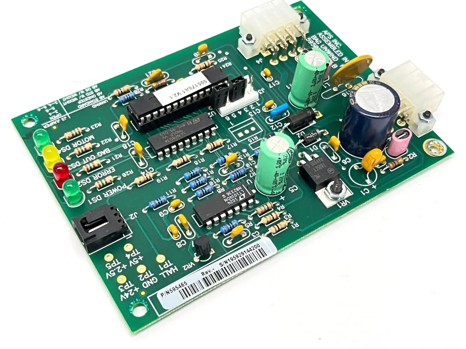 595465,595178A1 | Automated Packaging Systems 595465 Unwind Assembly PCB 595178A1 V2.1 Chip - Used