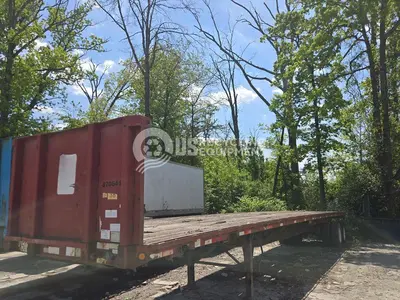 Used 2002 FONTAINE TANDEM AXEL FLATBED TRAILER Flatbed Trailers Maryland US | US Recycling Equipment #1494048