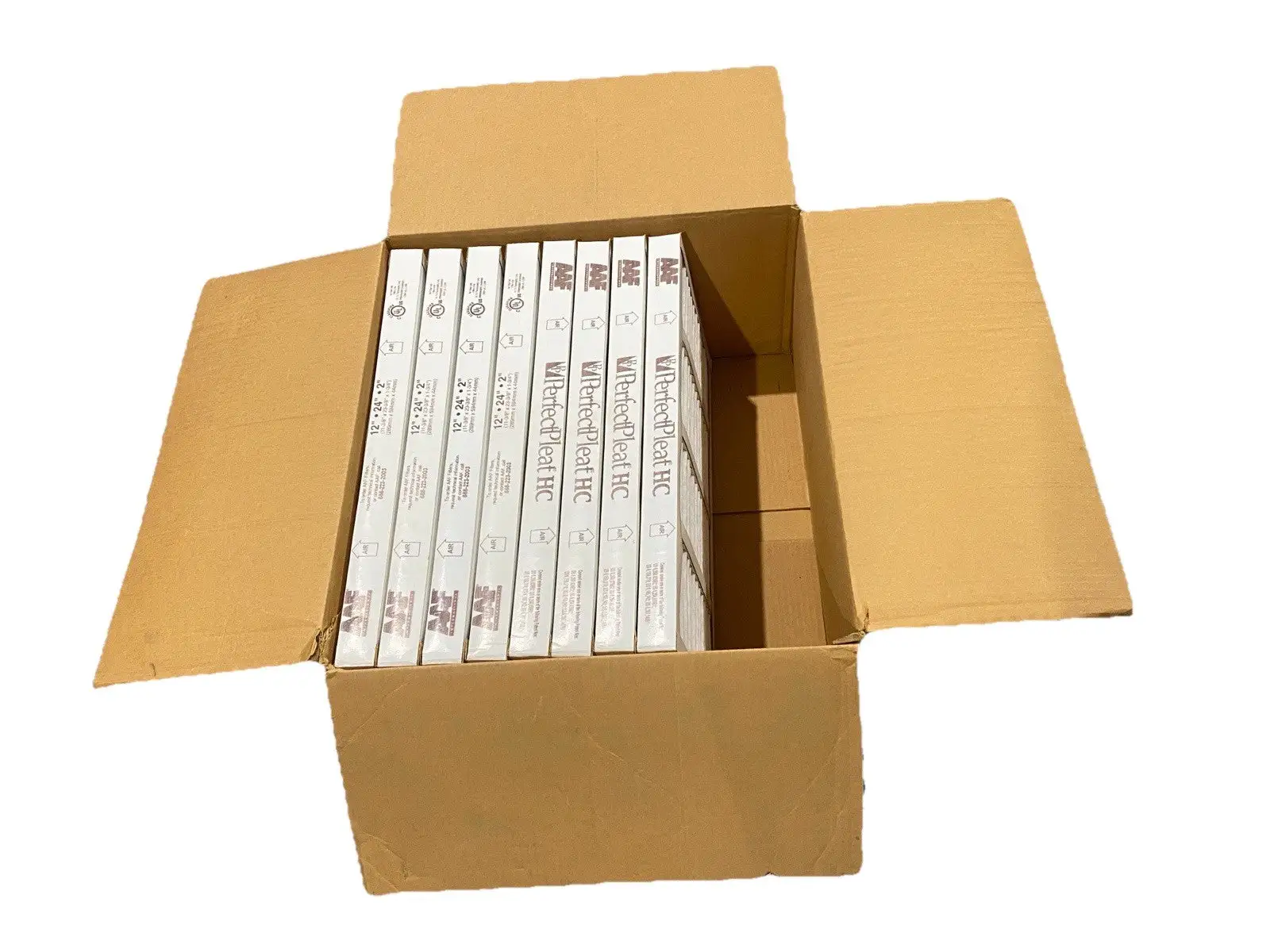 170-102-319 | AAF Flanders  Perfect Pleat HC Filters 12" x 24" x 2" LOT OF 8 - Open box