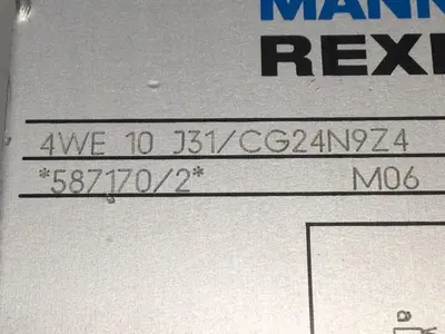 USED MANNESMANN REXROTH 4WE10J31CG24N9Z4