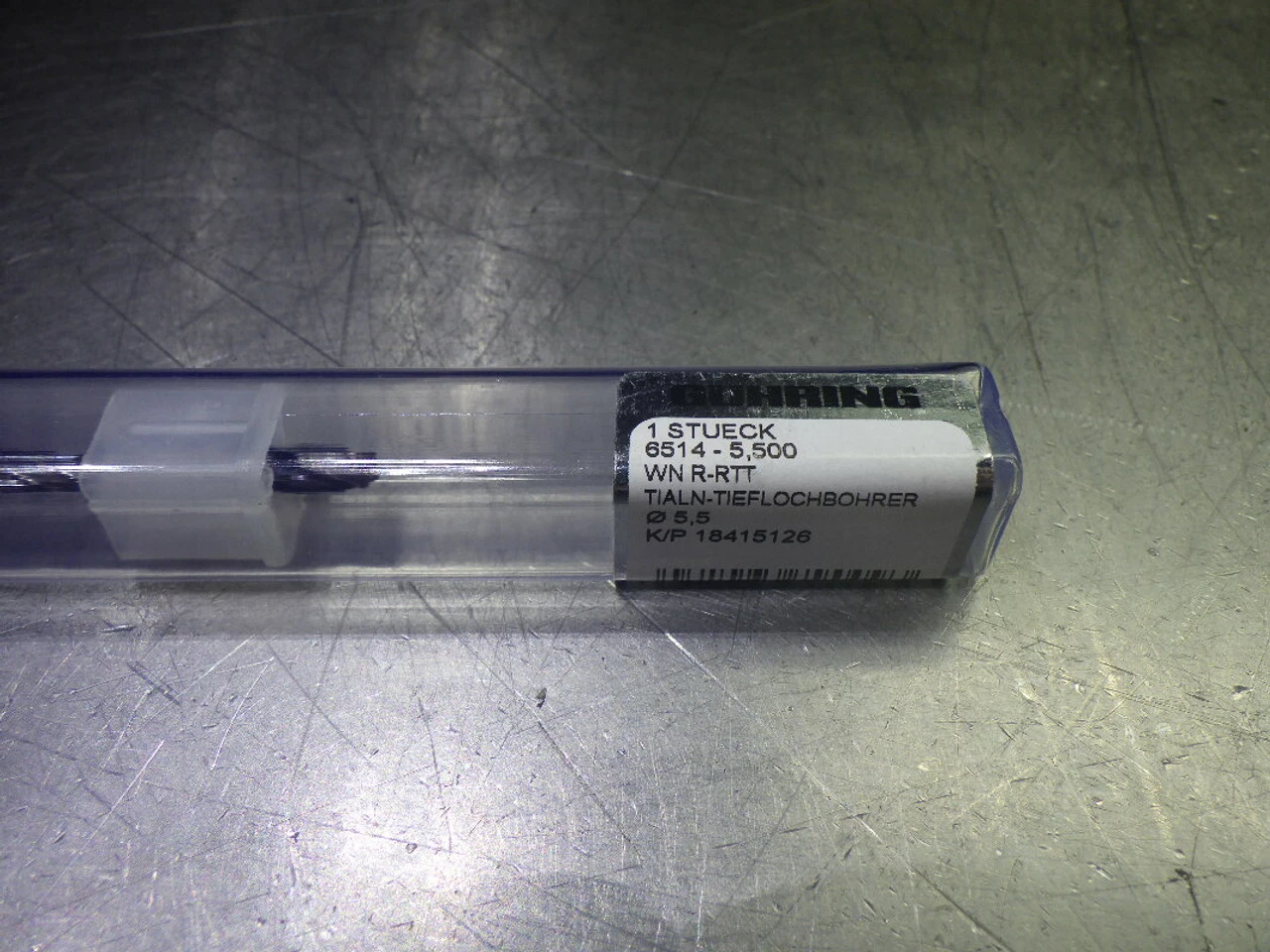 Guhring 5.5mm Coolant Thru 40xD Carbide Drill 6mm Shank 9065140055000 (LOC1930B)