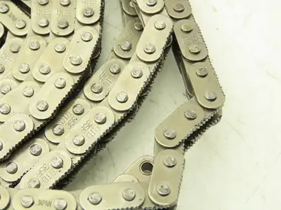 Daido Kogyo DID35F Sharp Top Conveying Roller Chain #35 Serrated 10' Lot of 6