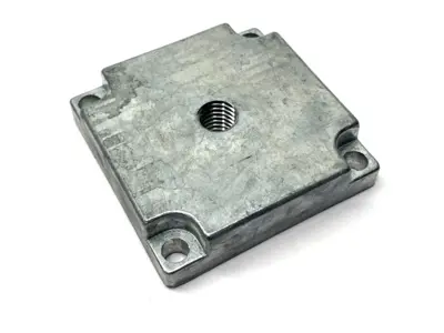 Used FlexLink End Plate for Beam, 64 x 64mm, M12 Thread, Zinc, Die-Cast Conveyor Parts Michigan US | Maverick Industrial Sales #1473947