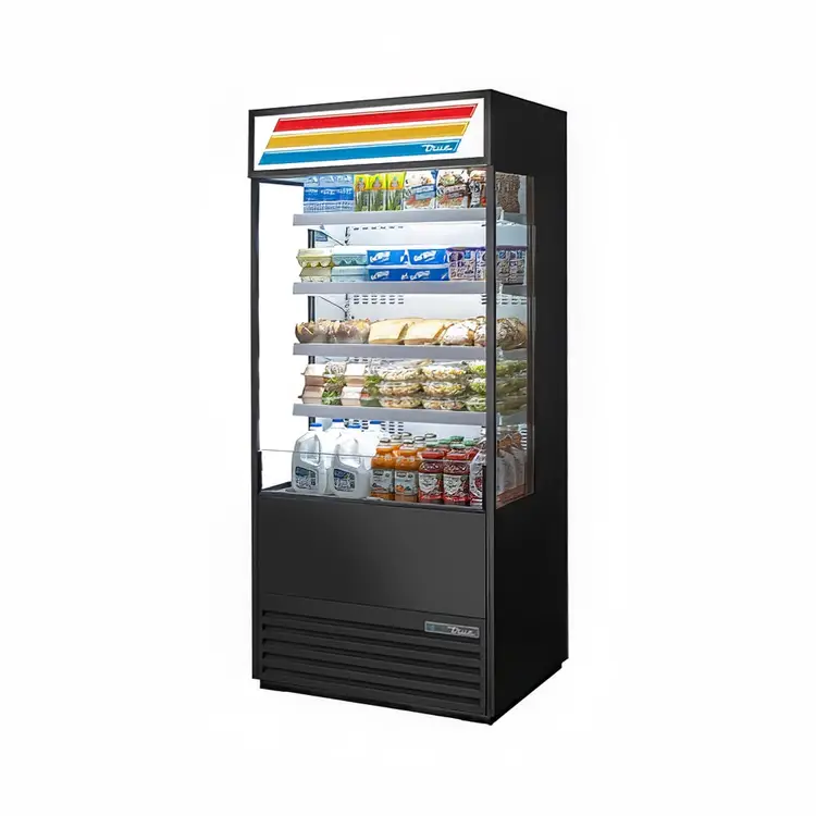 Used True TOAM-36GS-HC~TSL01 Open Air Merchandisers (coolers) Illinois US | Falcon Restaurant Supply #1374421