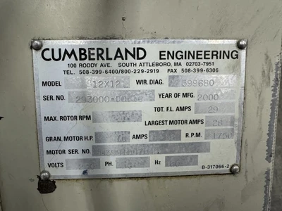 USED CUMBERLAND 12X12