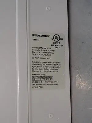NEW SOCOMEC 22143503