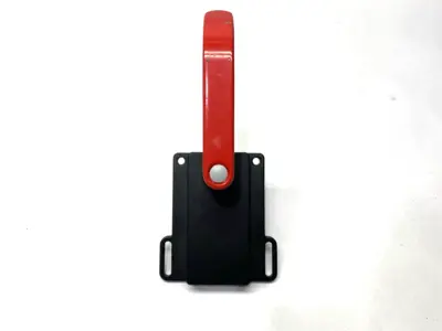 USED EUCHNER ESCAPE HANDLE 106051 MISSING MOUNTING PLATES & BASE