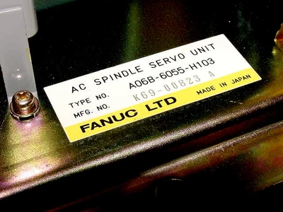 USED 1985 Fanuc MODEL 3 A/C SPINDLE MOTOR & A/C SPINDLE DRIVE