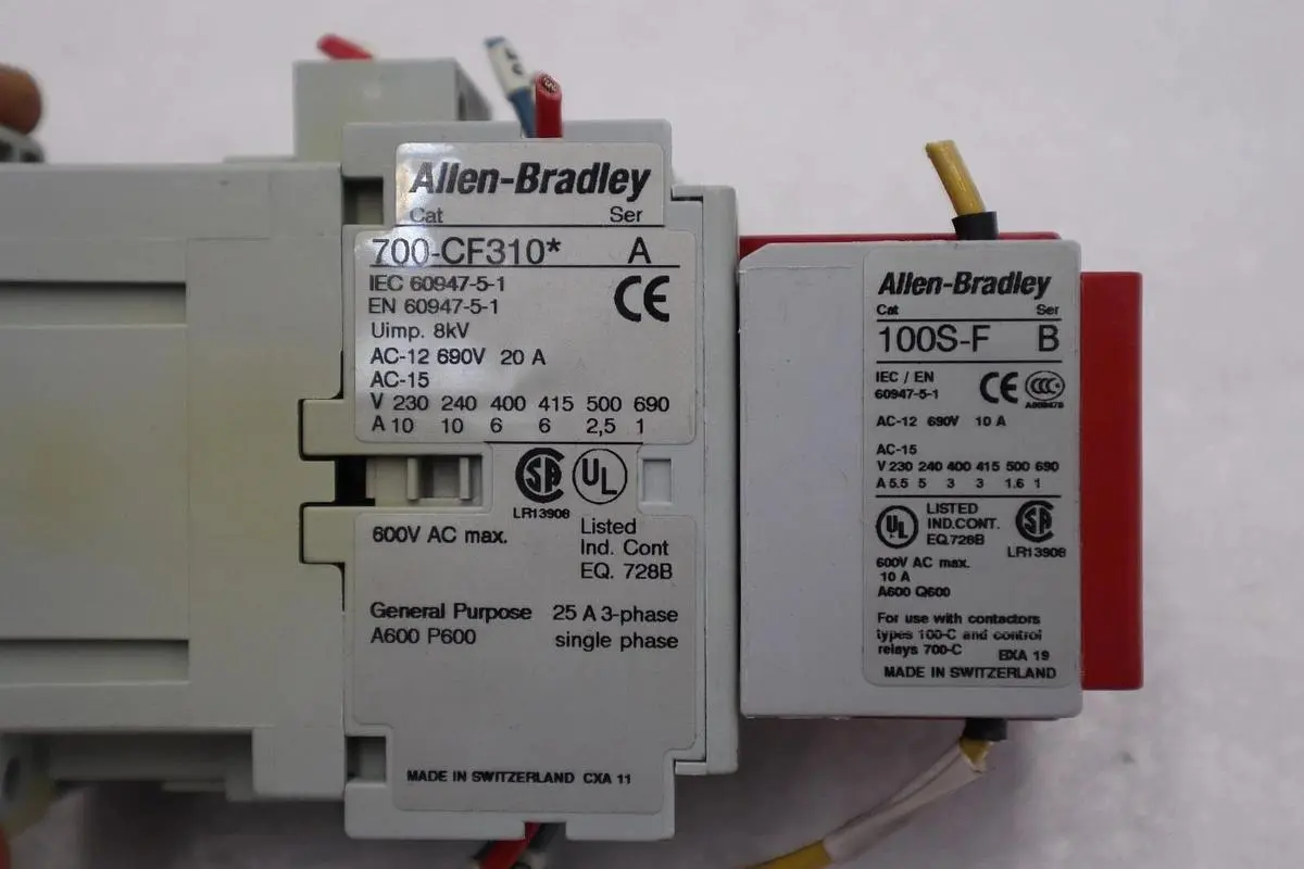 Allen-Bradley 700-CF310 SER A Used Safety Control Relay Contractor #L-482-C