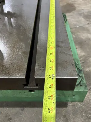 36" X 48" GIDDINGS & LEWIS AIR LIFT ROTARY TABLE: STOCK #23587