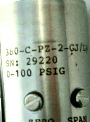NEW GP:50 380-C-PZ-2 /GJ /LW PRESSURE TRANSDUCER 380CPZ2GJLW