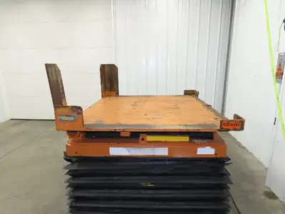 Airfloat Pneumatic Lift Tilt Table Tote Tipper 6000lbs 30° Degree 55x50" Top