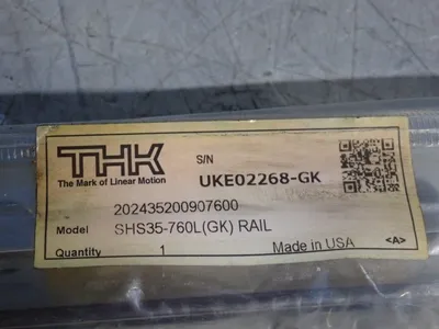 Used THK SHS35760L(GK)RAIL Tooling & Accessories (Other) Ohio US | HGR 24 #1048090