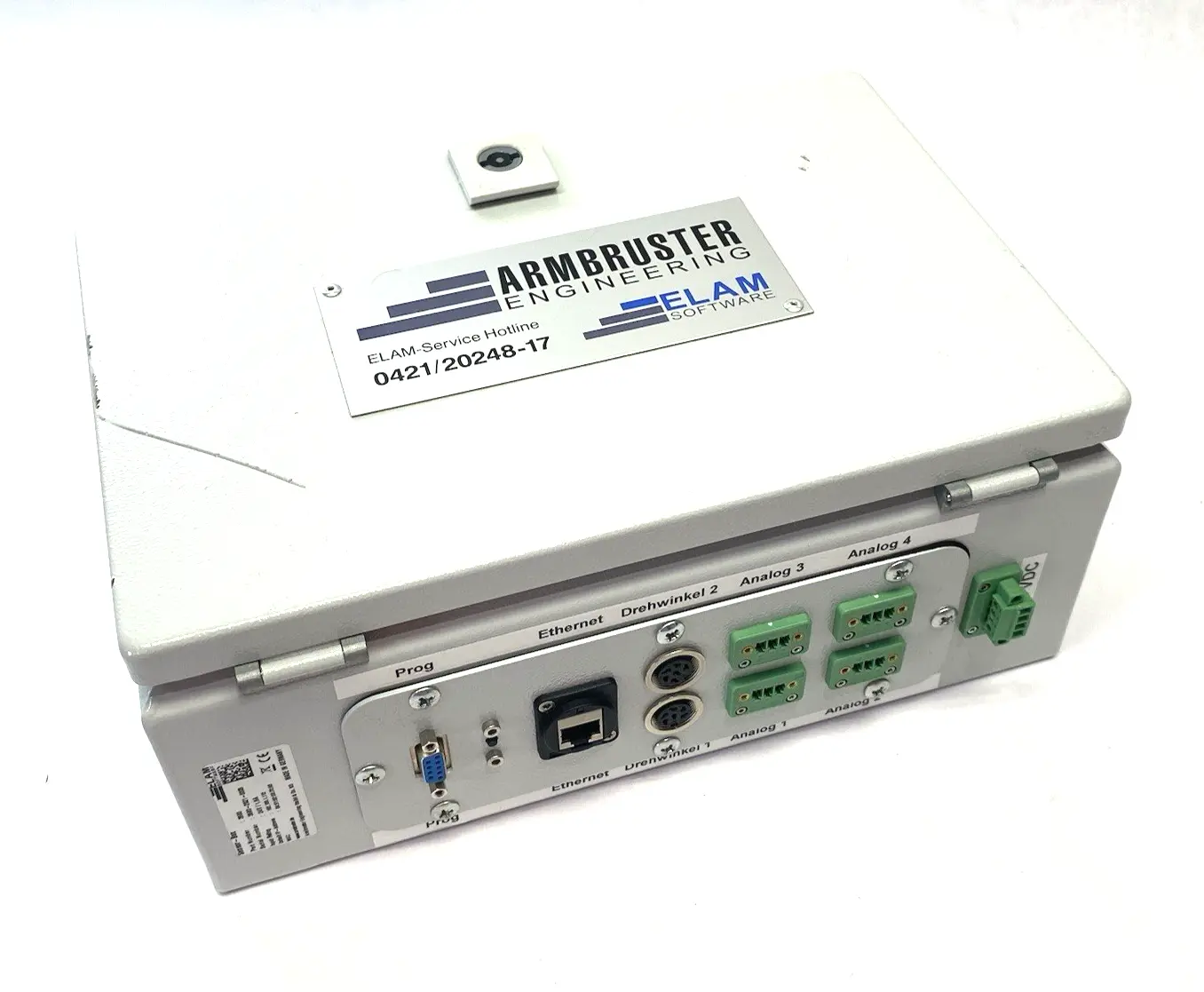 USED ARMBRUSTER ENGINEERING ELAM SOFTWARE SENSOR BOX, INTELLIGENT DATA INTERFACE