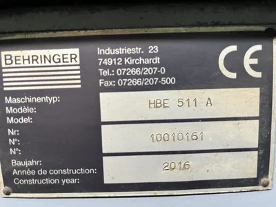 Used 2016 BEHRINGER HBE511A DYNAMIC Horizontal Band Saws Ohio US | Mohawk Machinery #1260338