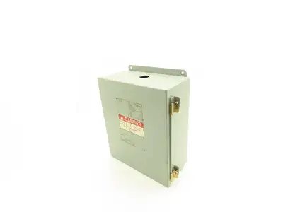 Hoffman 1210 Electrical Enclosure Control Panel with Backplate 12x10x4"