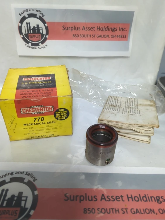 New | in-Stock CHESTERTON 770 Seals & Gaskets Ohio US | Surplus Asset Holdings #1508123