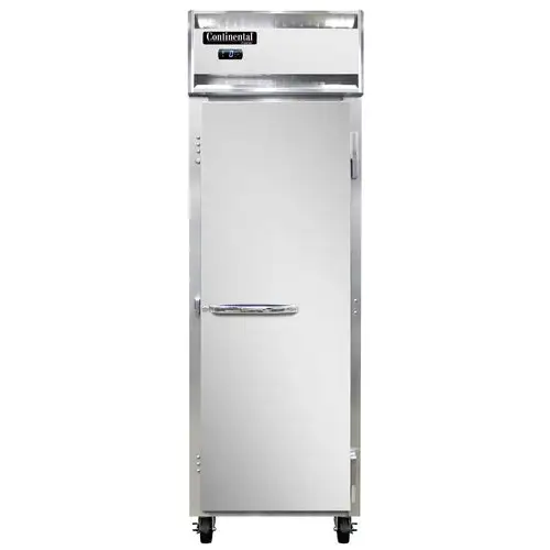 Continental 1FNSA 26" One Section Reach In Freezer, (1) Right Hinge Solid Door, 115v