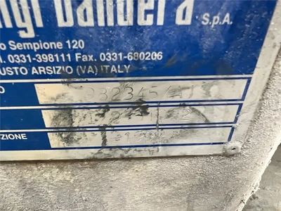 500 Liter Luigi Bandera High Intensity Mixer, 115 Kw