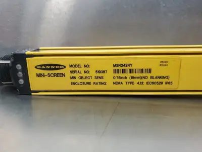 BANNER MINI-SCREEN MSR2424Y SAFETY CURTAIN MODULE. 5C-12